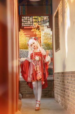 元宵cos~ 奇迹暖暖/上元灯花宴套装 点花灯看花裙啦-萌图百科