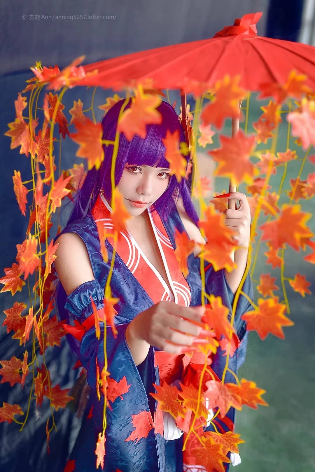 阴阳师–鬼女红叶cosplay-萌图百科