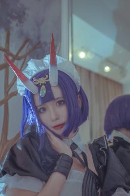 酒吞童子女仆cosplay-萌图百科