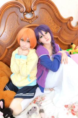 LoveLive！星空凛&东条希动物未觉醒cosplay-萌图百科