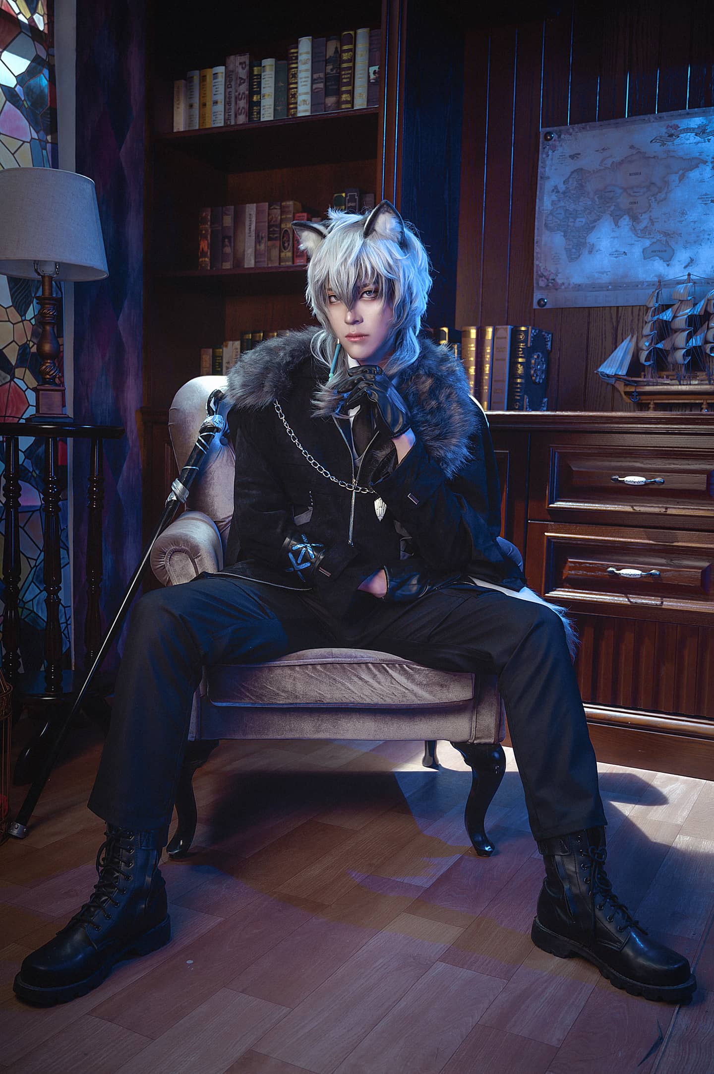 明日方舟 银灰cosplay-萌图百科