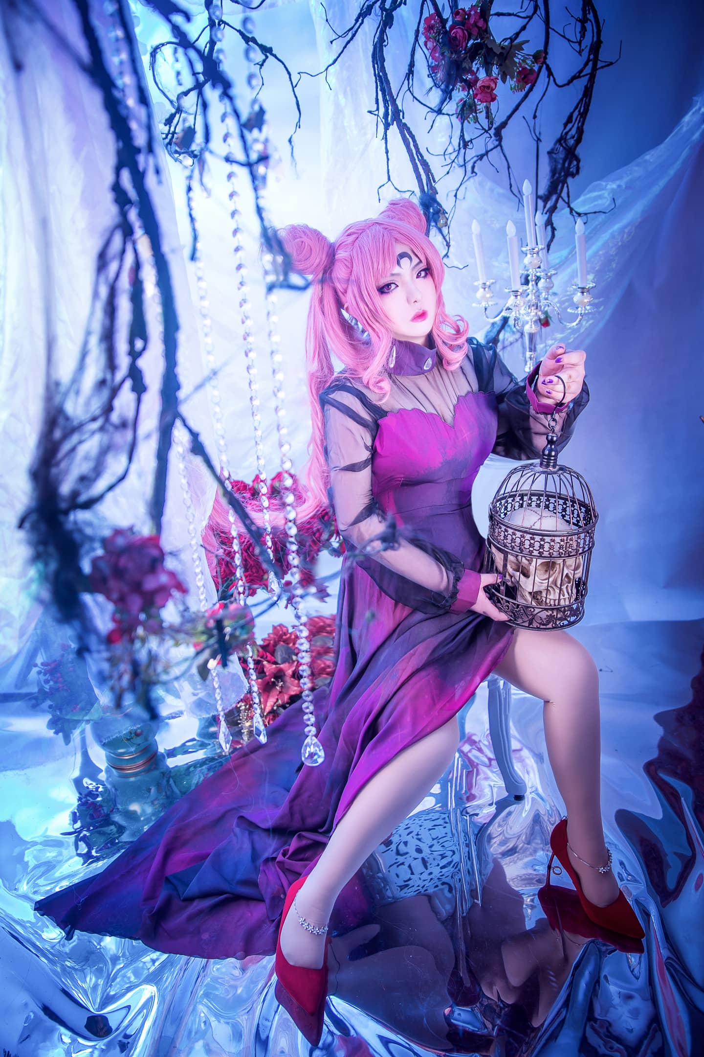 #cos预告#美少女战士★小小兔黑化★黑暗小姐★BLACK LADY-萌图百科