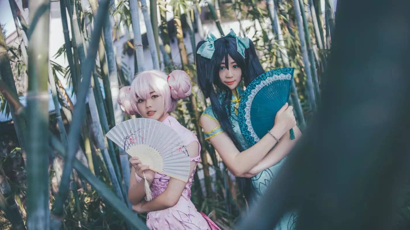 王者荣耀孙尚香小乔同人旗袍cosplay-萌图百科