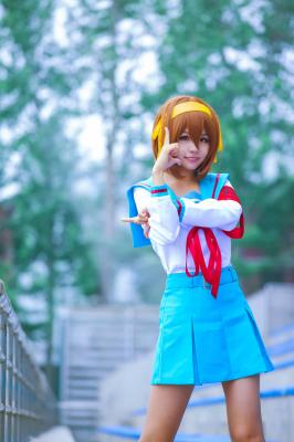 TYA事务所 凉宫春日的忧郁 团长Cosplay-萌图百科