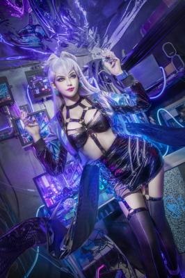 英雄联盟 寡妇制造者伊芙琳cosplay-萌图百科