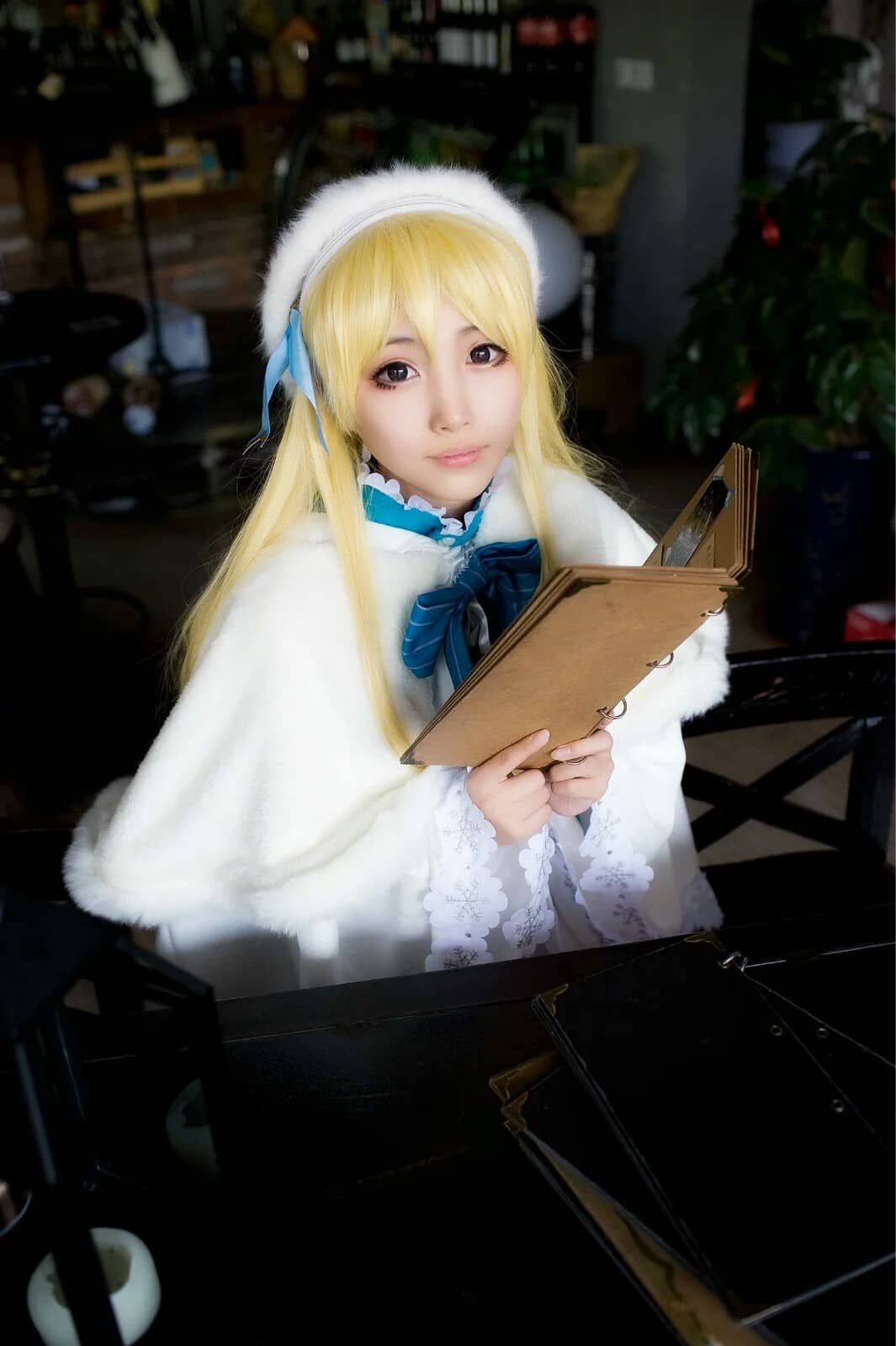 LoveLive洵濑绘里cosplay 为你吟唱冬日之歌-萌图百科