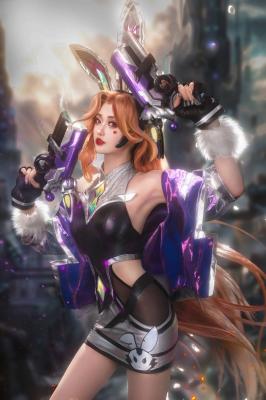 lol英雄联盟幻灵战队女枪cos-萌图百科