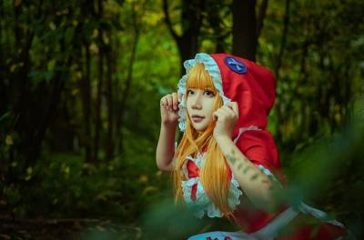英雄联盟LOL黑暗之女安妮小红帽cosplay-萌图百科