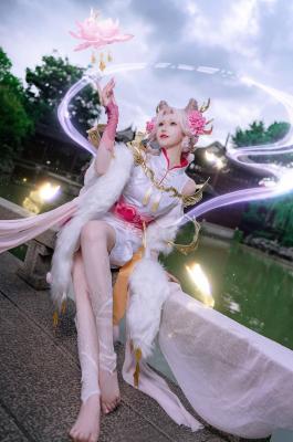 王者荣耀 嫦娥拒霜思cosplay-萌图百科