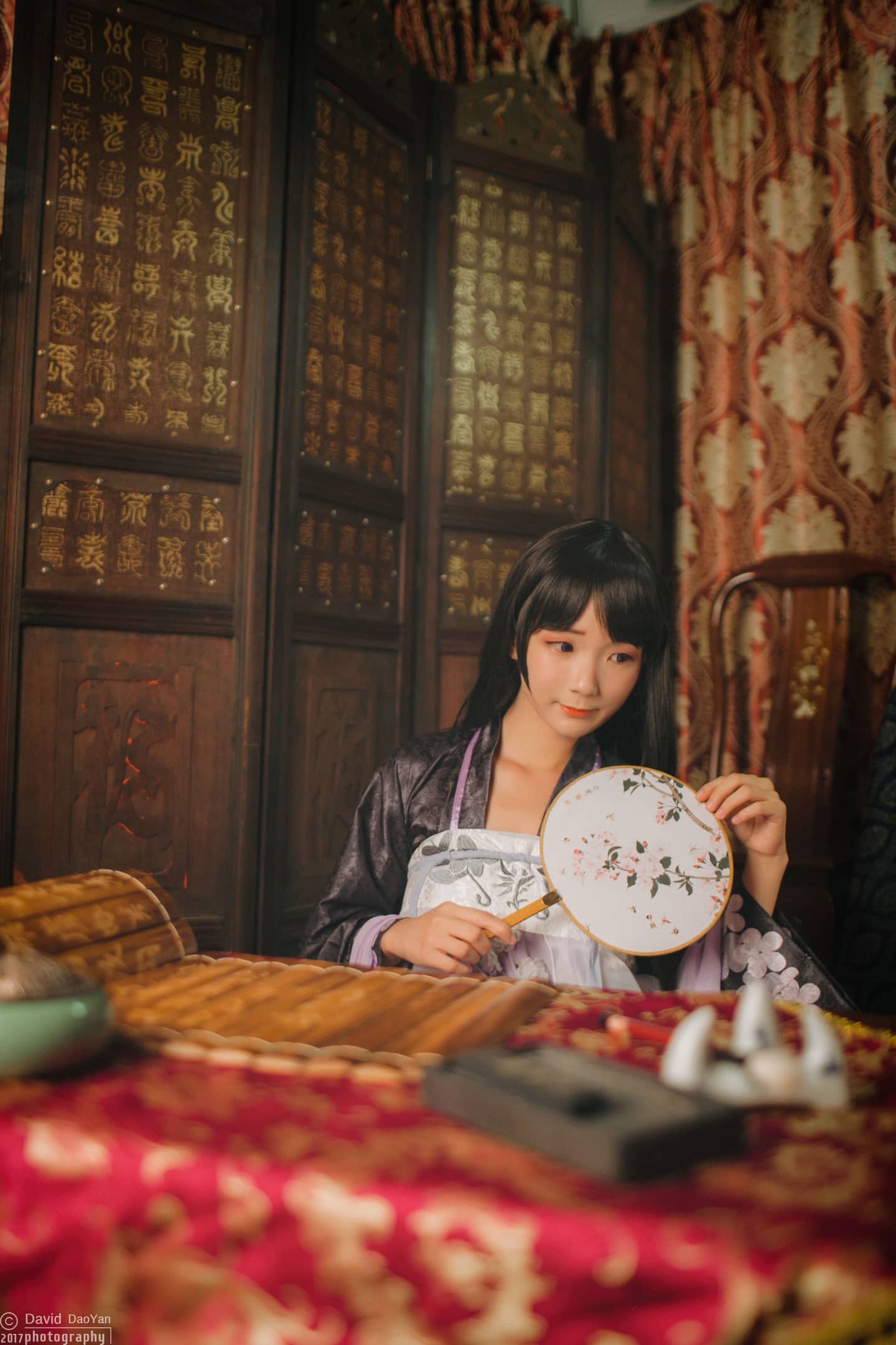 剑网三万花同人汉服襦裙Cosplay-萌图百科