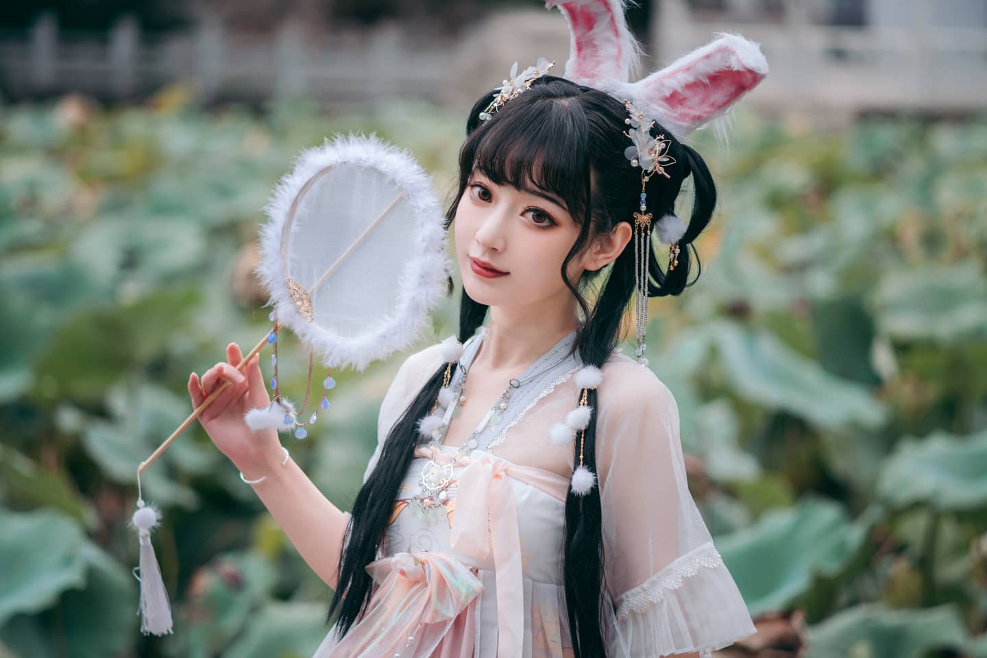 lolita私影，可爱兔耳-萌图百科