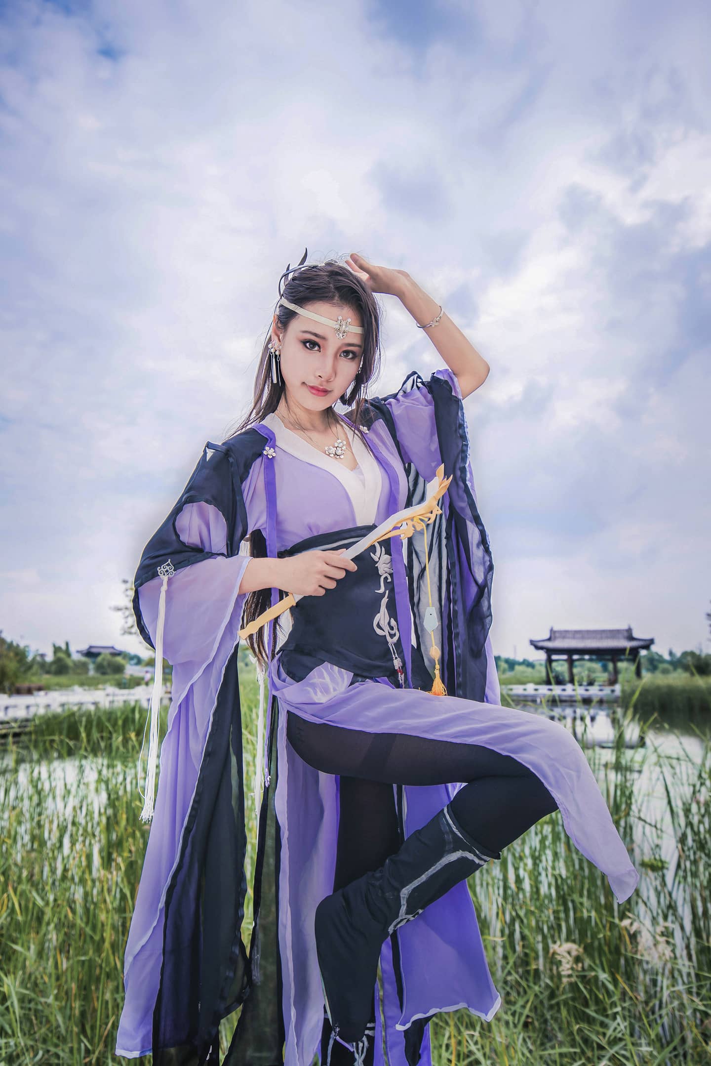 剑网三秦风万花cosplay-萌图百科