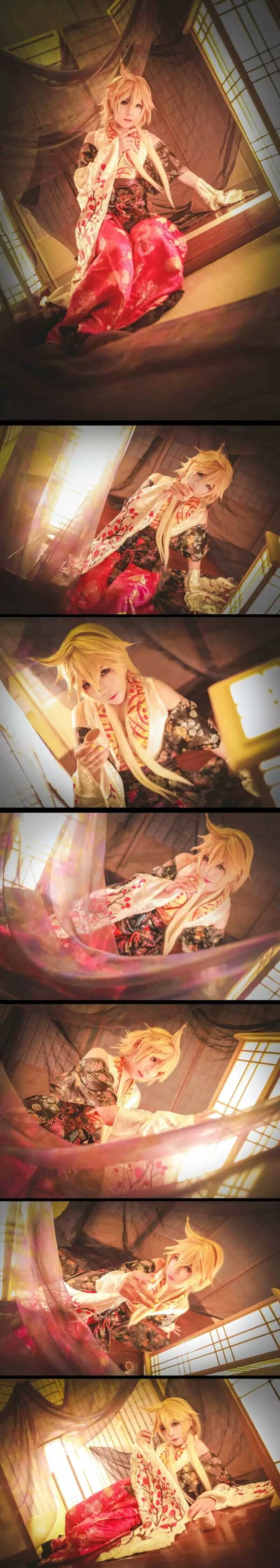 VOCALOID镜音连cosplay-萌图百科