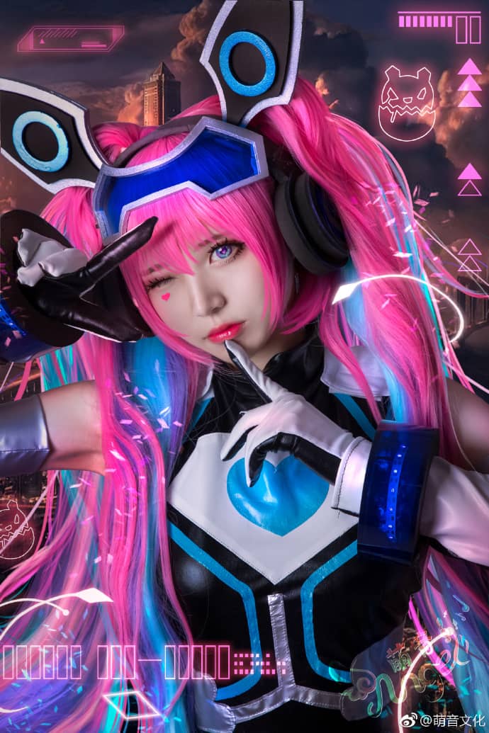 王者荣耀安琪拉心灵骇客cosplay-萌图百科