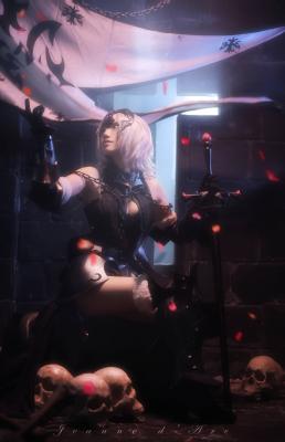 FGO 黑贞德 Cosplay-萌图百科