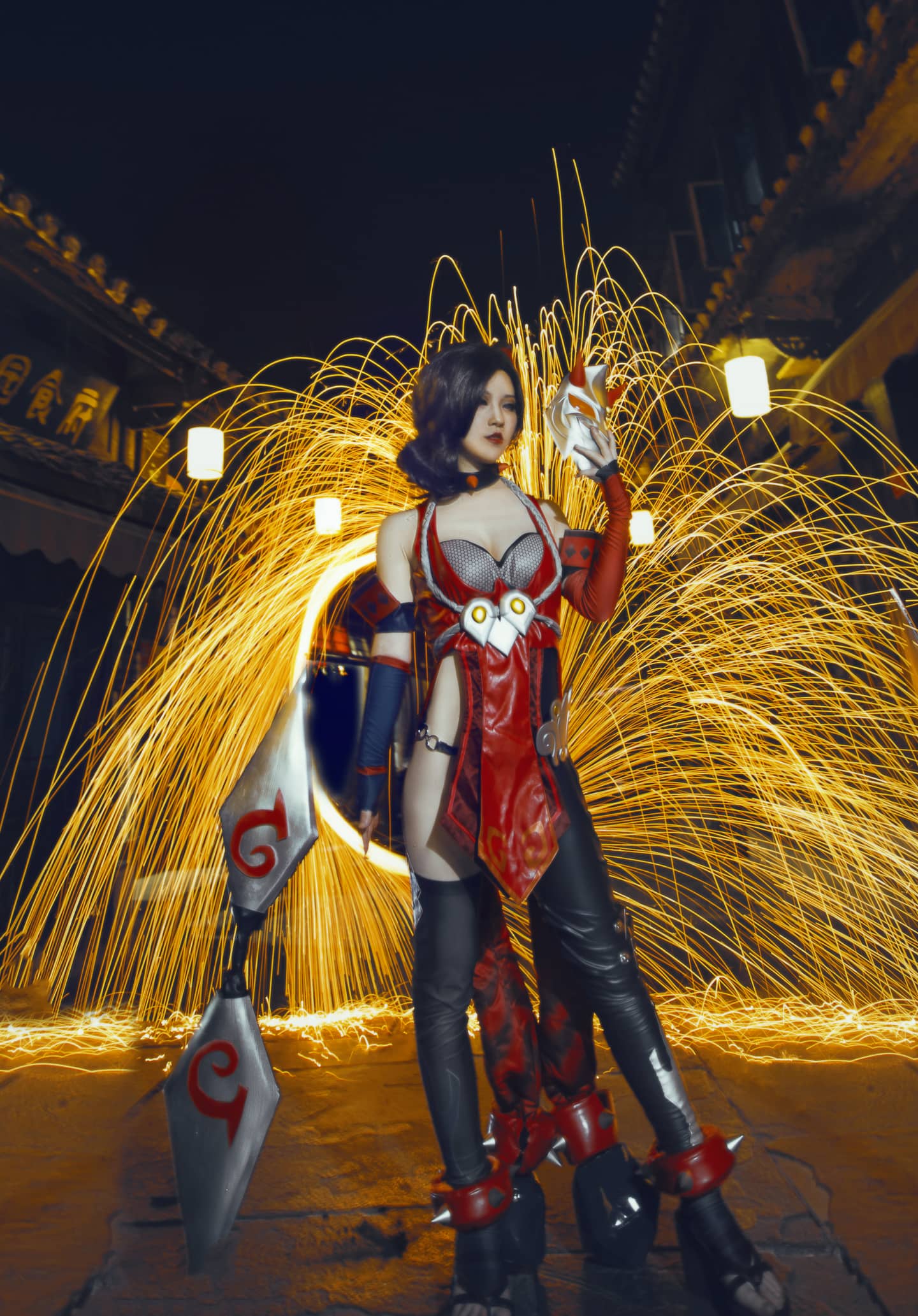 王者荣耀 阿轲原皮cosplay-萌图百科