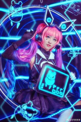 王者荣耀 安琪拉心灵骇客cosplay-萌图百科