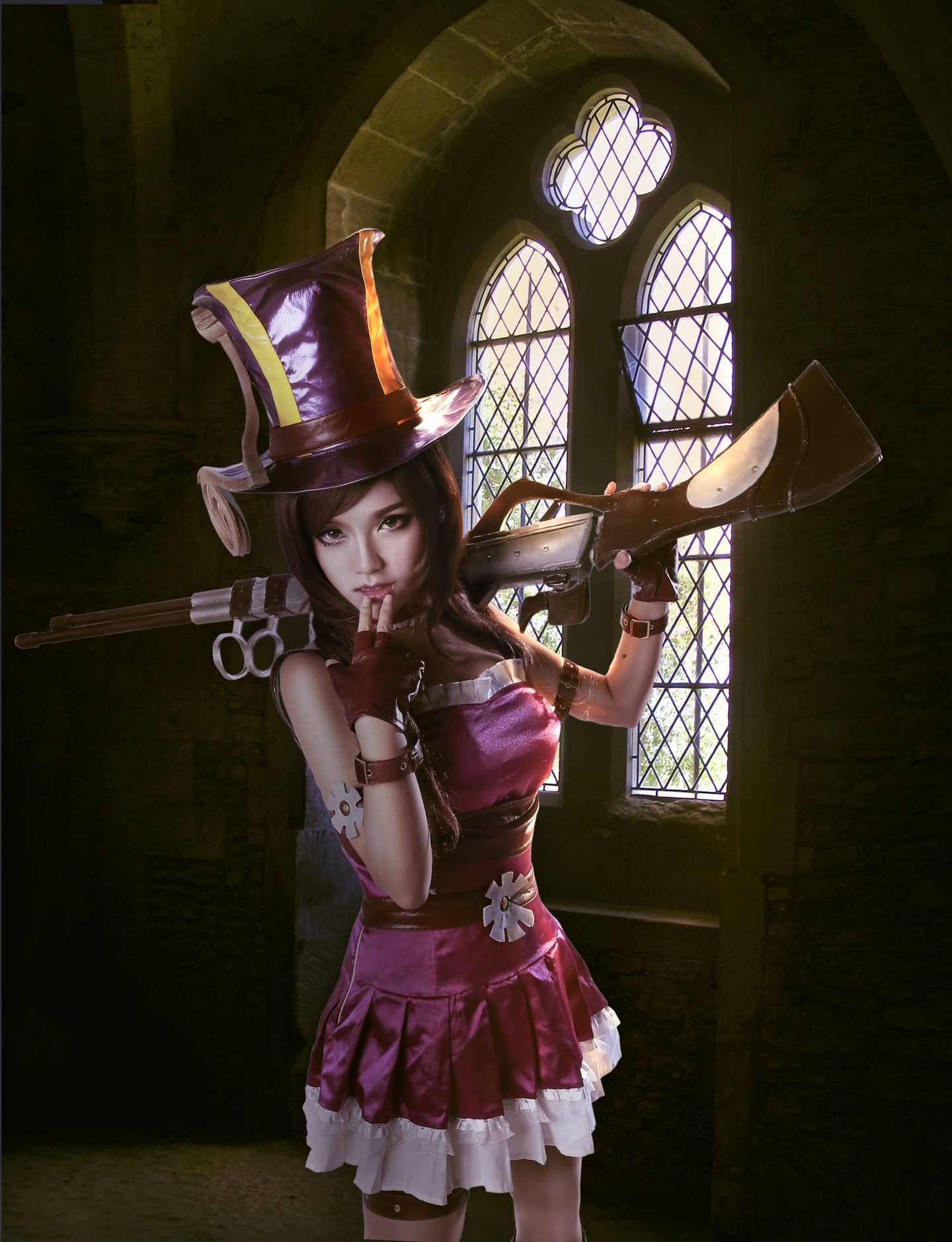 英雄联盟·皮城女警·凯特琳 Cosplay-萌图百科