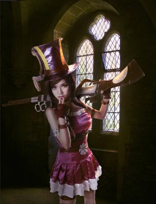 英雄联盟·皮城女警·凯特琳 Cosplay-萌图百科