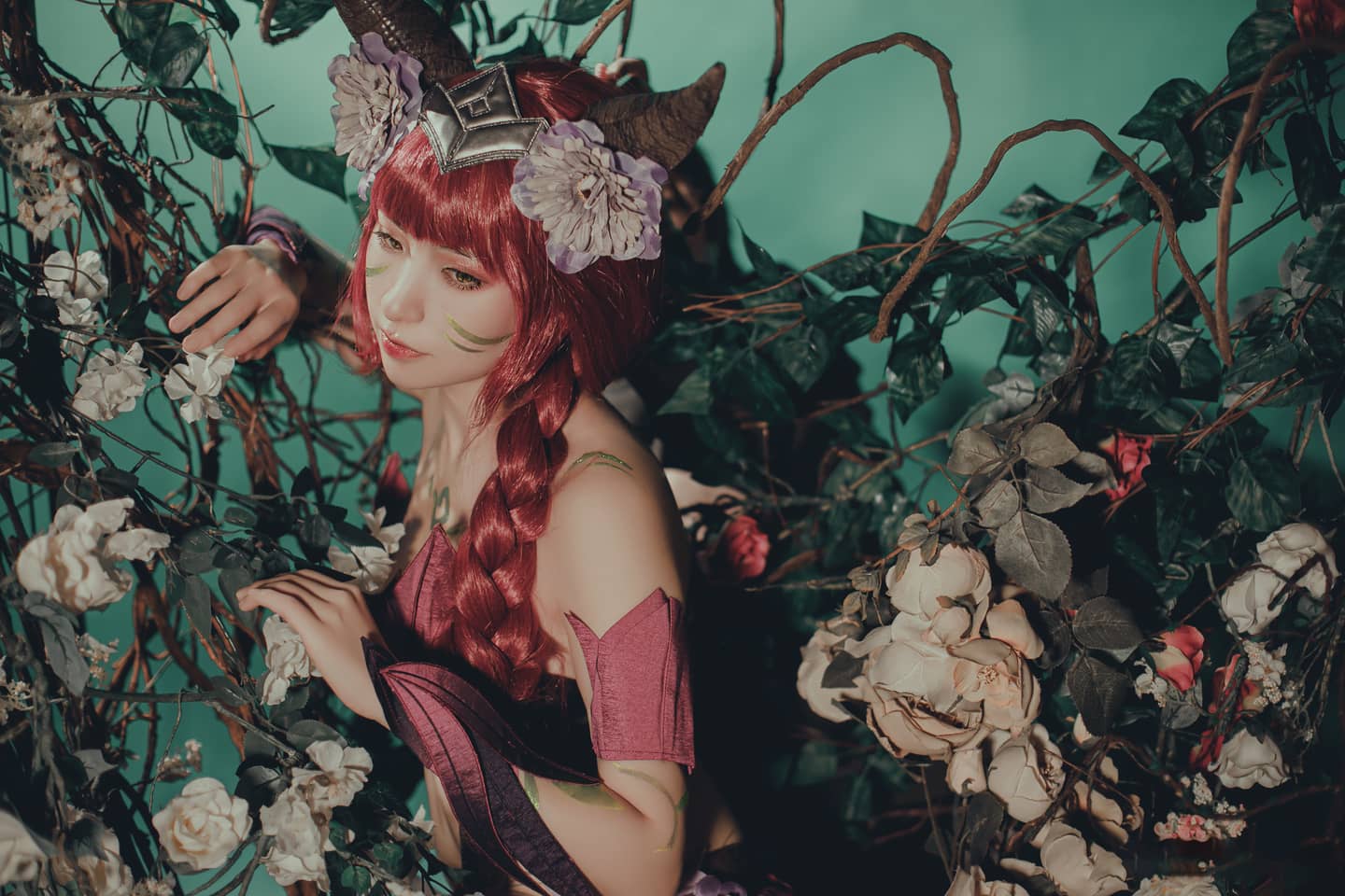 英雄联盟 阿狸永恒之森cosplay-萌图百科