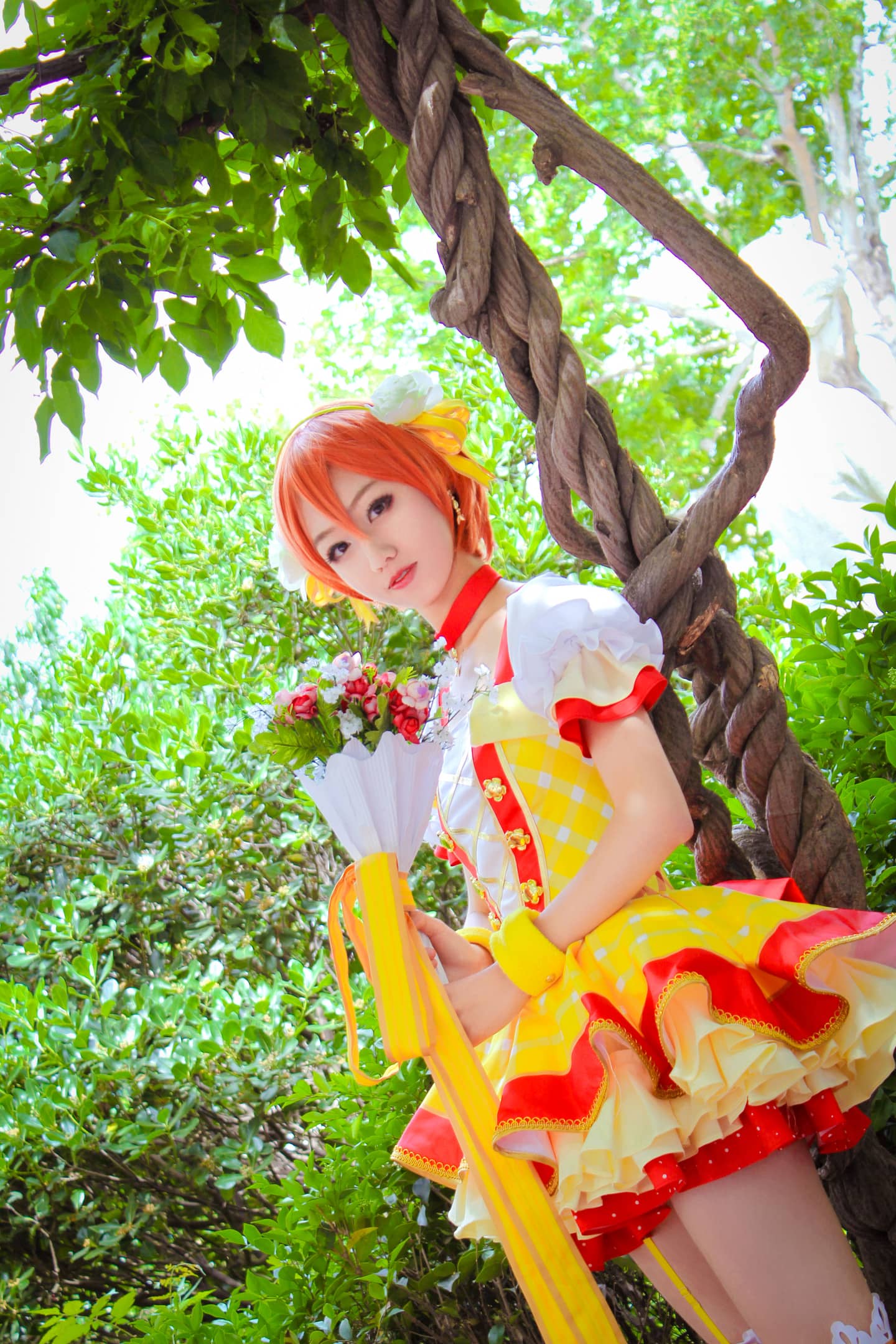 lovelive星空凛cosplay，青春活泼-萌图百科