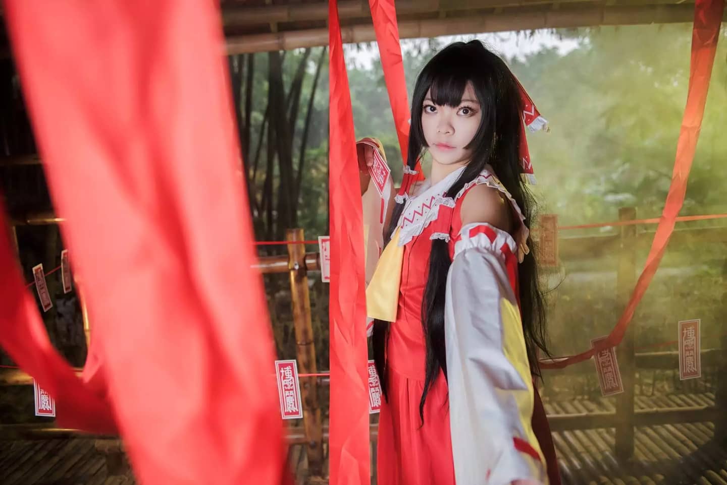 东方幻想乡博丽灵梦cosplay-萌图百科