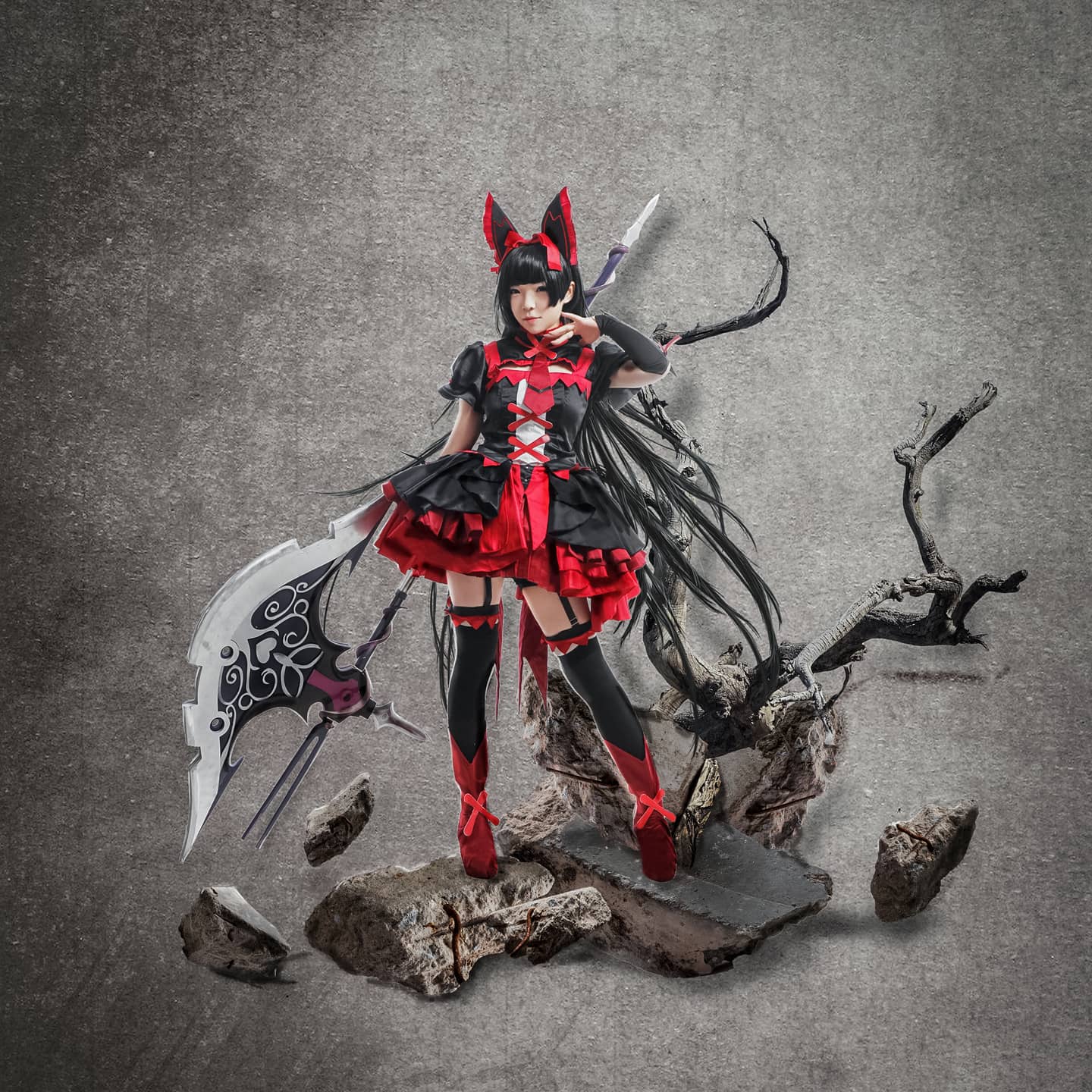 奇幻自卫队 死神萝莉麦丘利cosplay-萌图百科