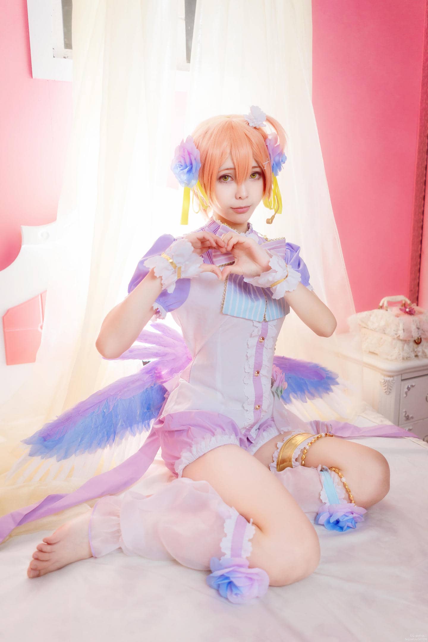 白色情人节觉醒星空凛cosplay-萌图百科