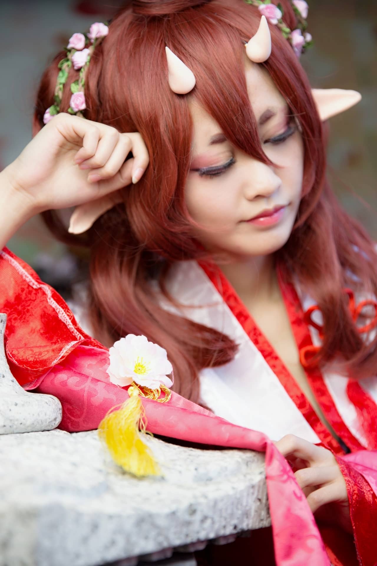 阴阳师桃花妖cosplay-萌图百科