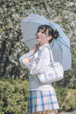 日系写真，春天和樱花的约定-萌图百科