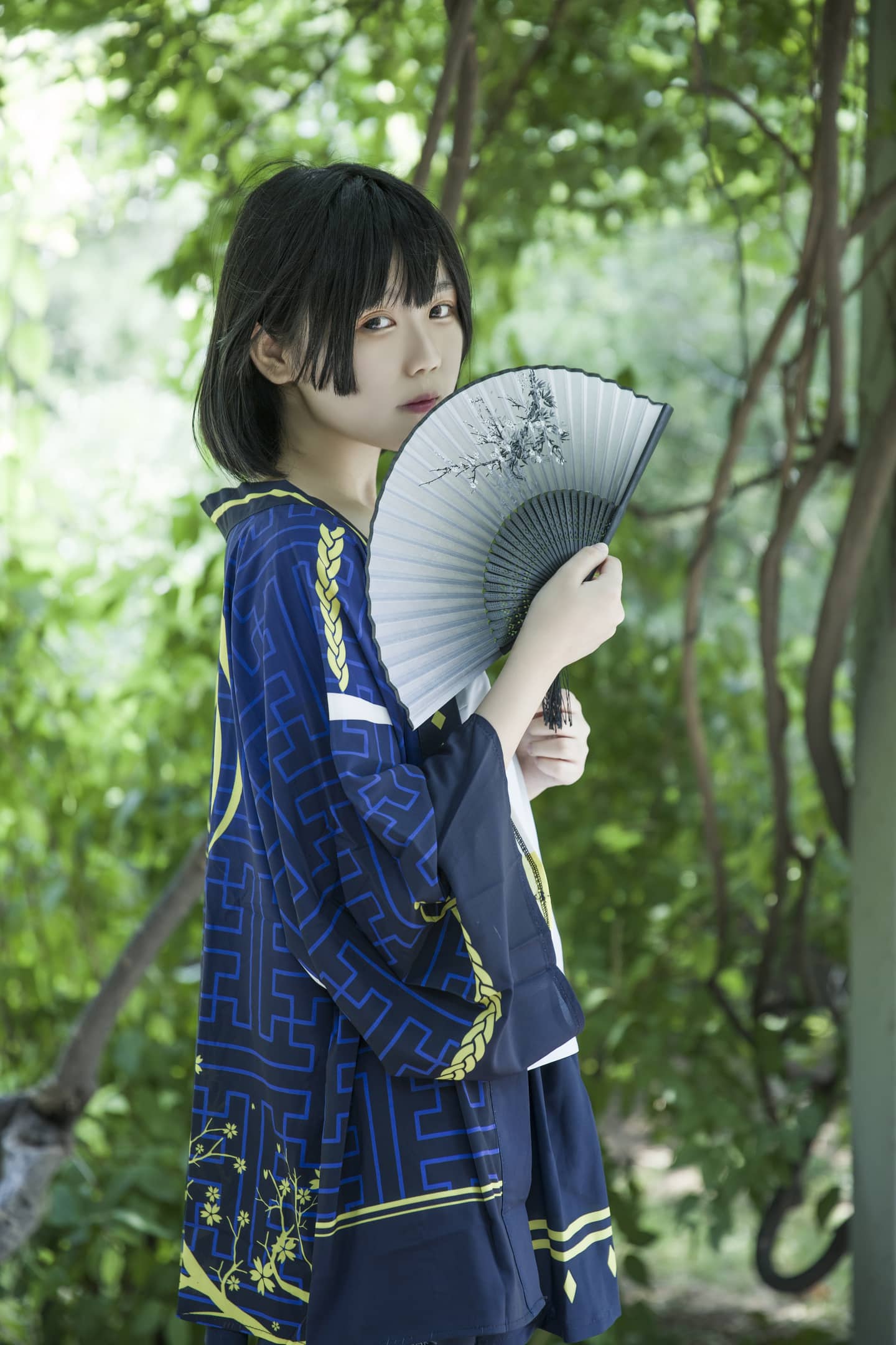 刀剑乱舞三日月同人羽织cosplay-萌图百科