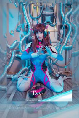 守望先锋D.VA Cosplay D.VA爱你哦-萌图百科