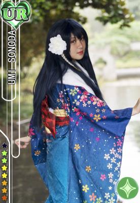 lovelive园田海未cosplay-萌图百科