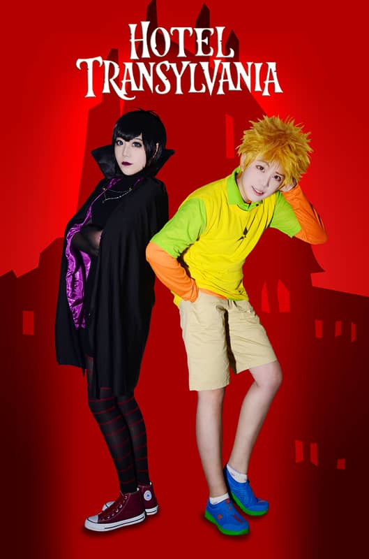 精灵旅社梅维丝&乔纳森cosplay-萌图百科