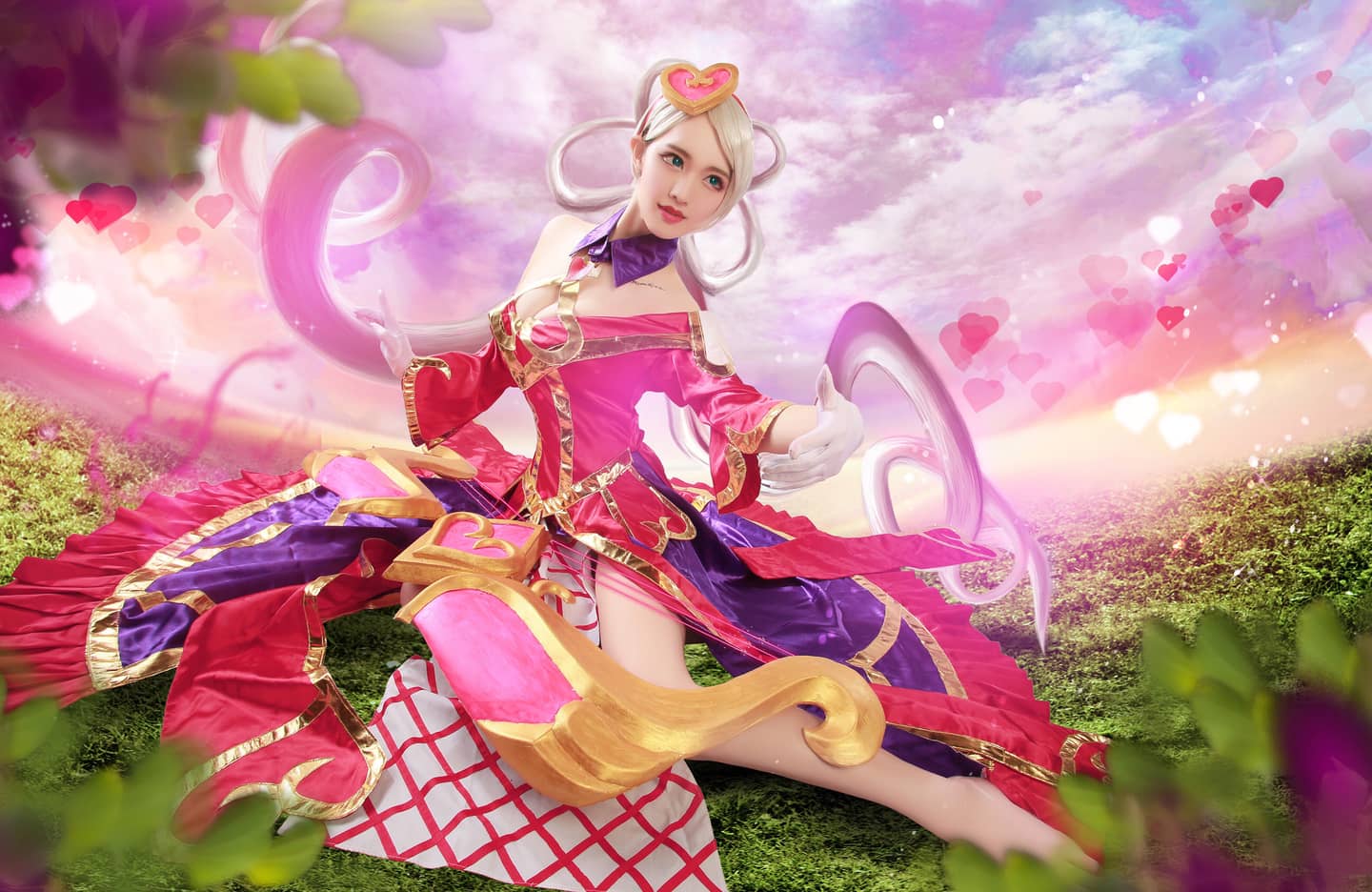 英雄联盟情人节琴女cosplay-萌图百科