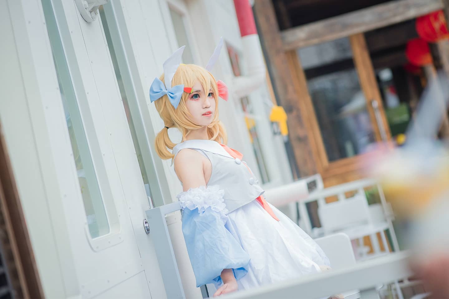 迷失的兔子与森林镜音铃cosplay-萌图百科