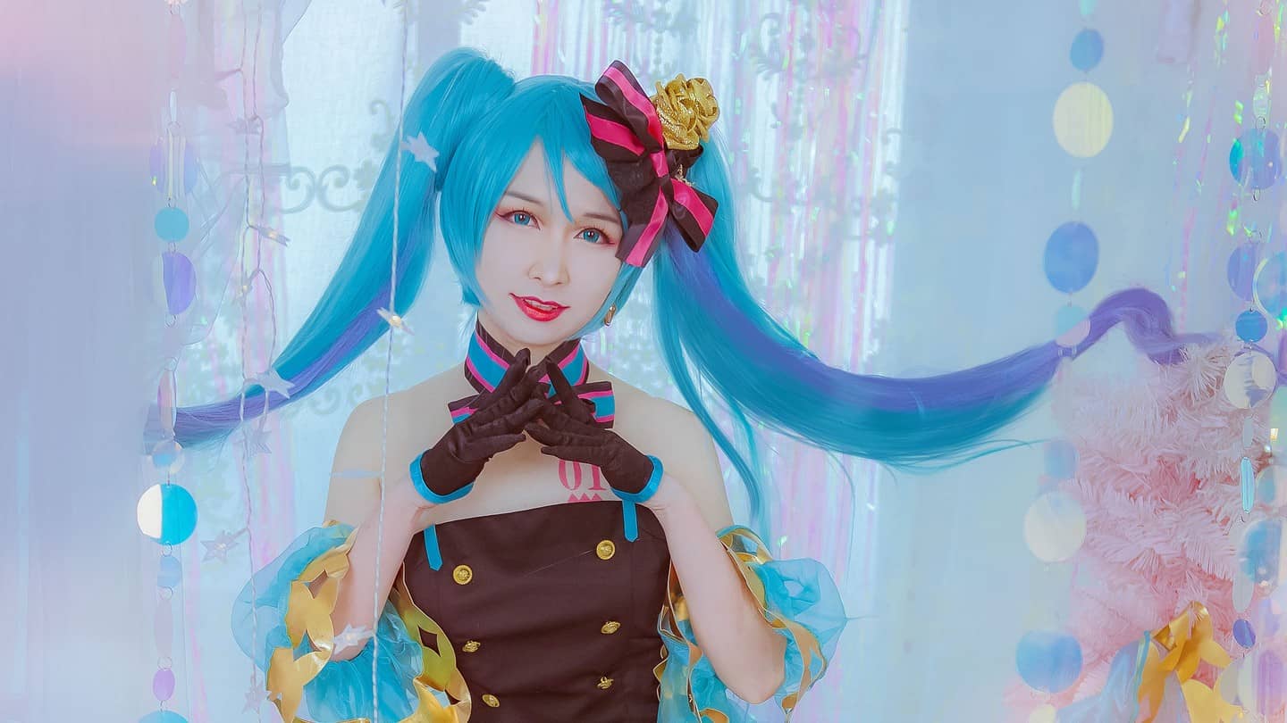 初音未来cosplay 世界第一的公主殿下最可爱了！-萌图百科