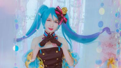 初音未来cosplay 世界第一的公主殿下最可爱了！-萌图百科