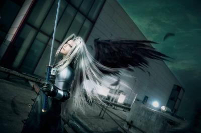 【最终幻想7】萨菲罗斯cosplay-萌图百科