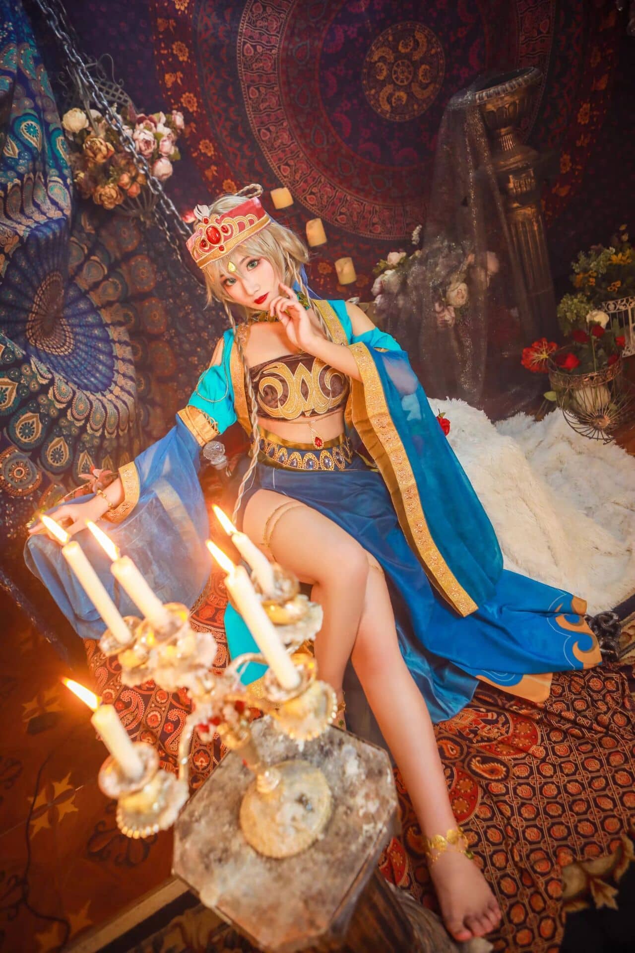V家 洛天依 撒马尔罕之恋cosplay-萌图百科