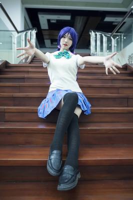 LL校服东条希cosplay-萌图百科