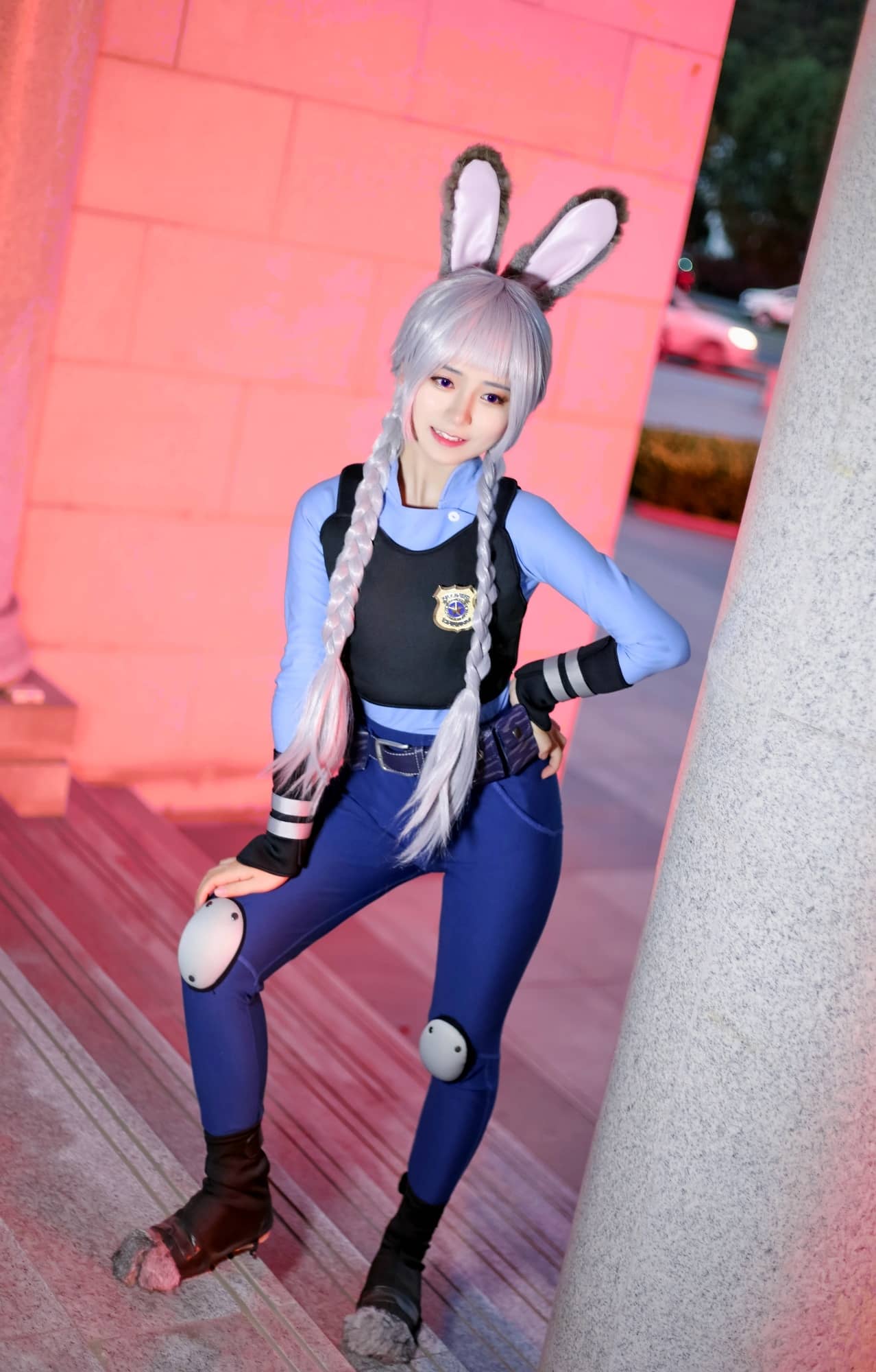 疯狂动物城  朱迪拟人cosplay-萌图百科