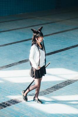 《碧蓝航线》爱宕犬 学园幻想曲 cosplay-萌图百科
