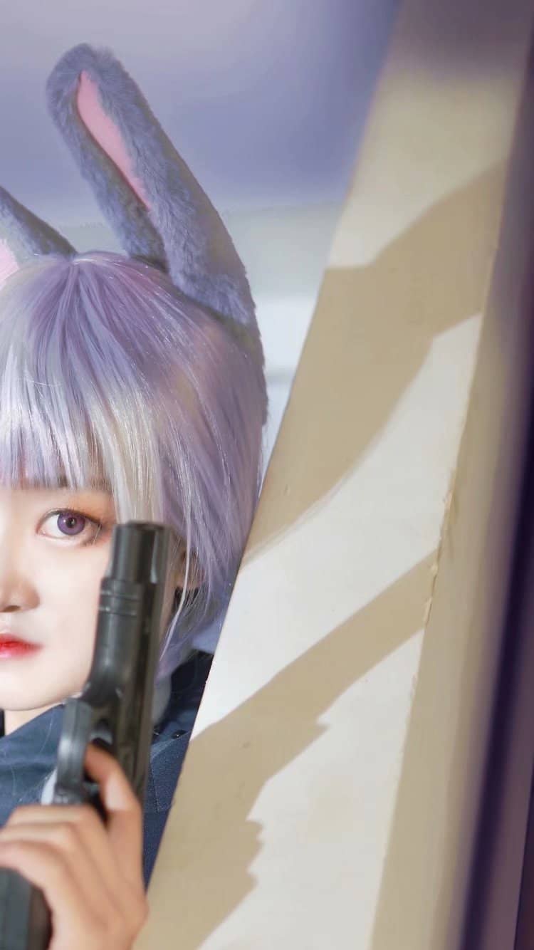 疯狂动物城朱迪cosplay-萌图百科