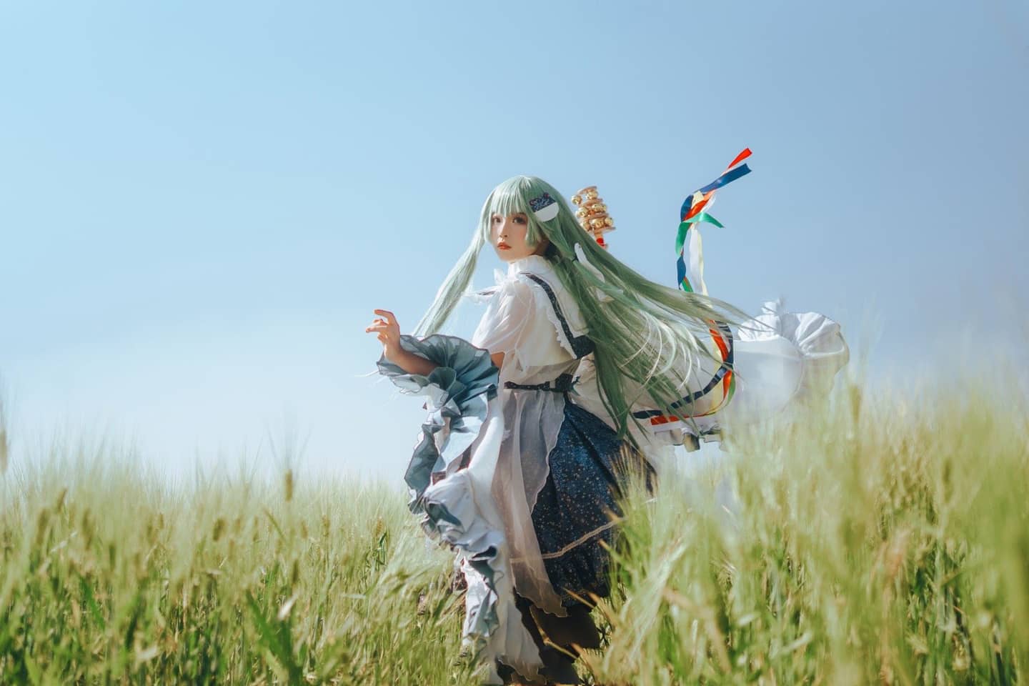 《东方Project》东风谷早苗cosplay-萌图百科