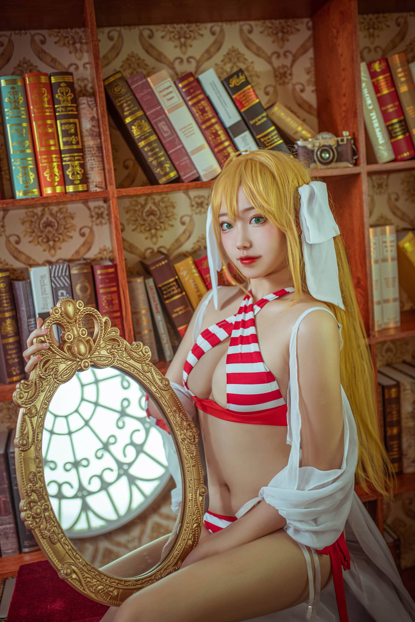 《FGO》尼禄泳衣cosplay-萌图百科