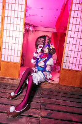 英雄联盟LOL 灵魂莲华阿狸cosplay-萌图百科