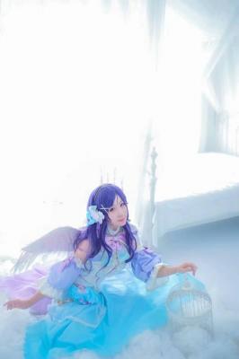东条希白色情人节cosplay-萌图百科