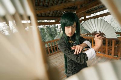 刀剑乱舞 太郎次郎旗袍同人cosplay-萌图百科