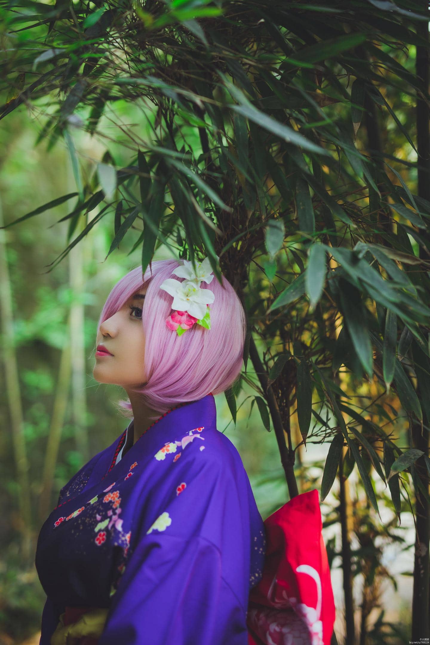 fate./grand order玛修和服cosplay-萌图百科